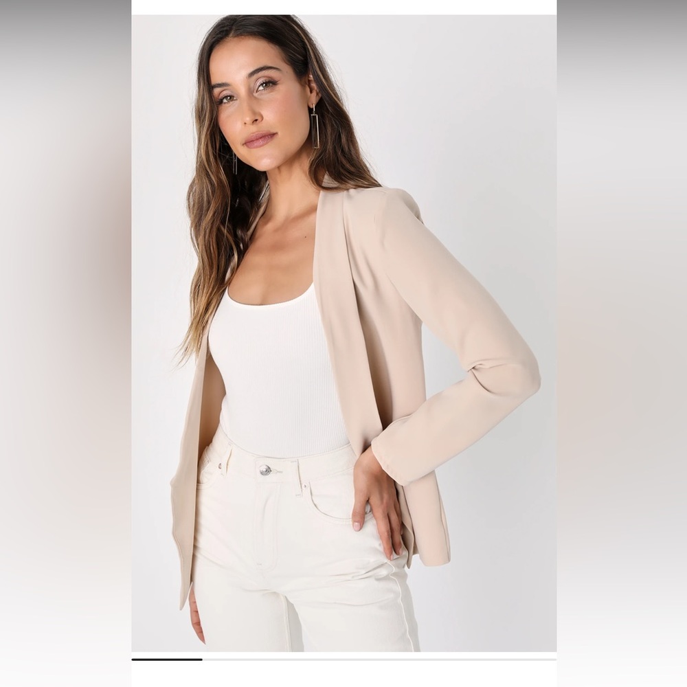 Lulus Miss Punctuality blazer